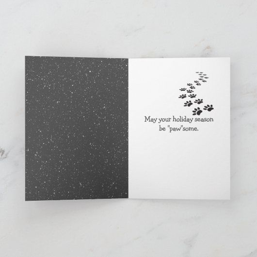 KerstEngels Springer Spaniel Kaart (Binnen)