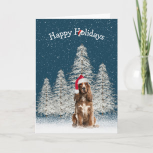 KerstEngels Springer Spaniel Kaart