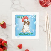 KerstEngels Springer Spaniel Napkins Servet (Insitu)
