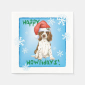 KerstEngels Springer Spaniel Napkins Servet (Voorkant)