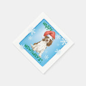 KerstEngels Springer Spaniel Napkins Servet (Hoek)
