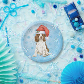 KerstEngels Springer Spaniel Paper Bord (Feest)