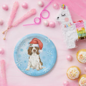KerstEngels Springer Spaniel Paper Bord (Feest)