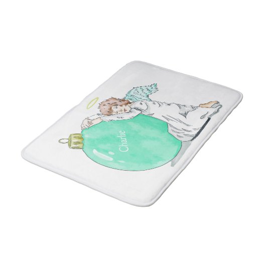 kerstengelse badmatten (Gekanteld)