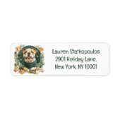 KerstEngelse Bulldog Etiket (Voorkant)