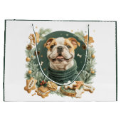 KerstEngelse Bulldog Groot Cadeauzakje (Achterkant)