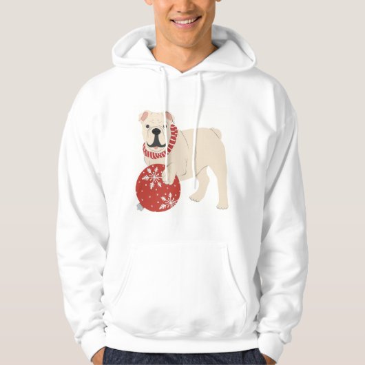 KerstEngelse Bulldog Hoodie (Voorkant)