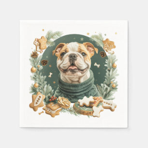 KerstEngelse Bulldog Servet
