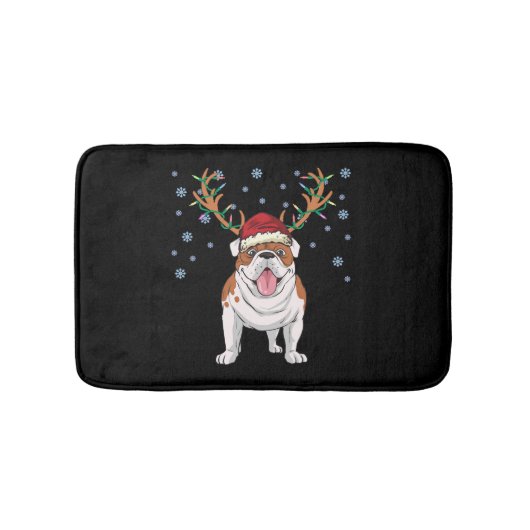 Kerstengelse herdershond badmat (Voorkant)