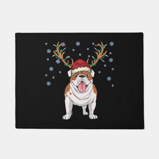 Kerstengelse herdershond deurmat (Voorkant)