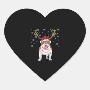Kerstengelse herdershond hart sticker