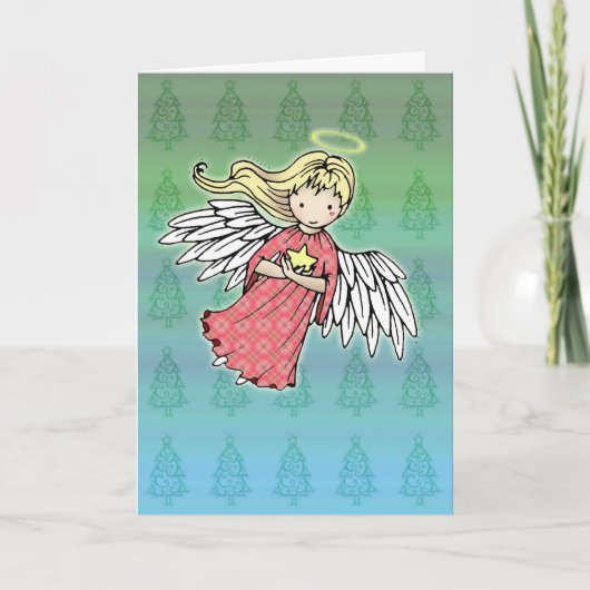 Kerstengeltje kaart (Voorkant)