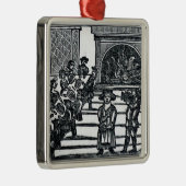 kerstentertainment metalen ornament (Rechts)