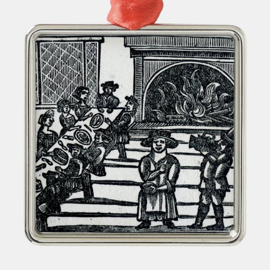 kerstentertainment metalen ornament (Voorkant)