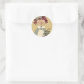 Kerstenvelop: Eenvoudige Joys Annie Ronde Sticker (Tas)