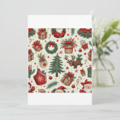 kerstenvelop kaart (Staand voorkant)