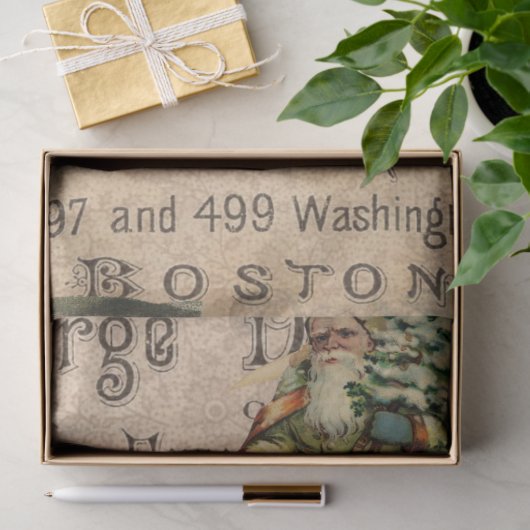 kerstephemera-meubelen tissuepapier (Geschenk)