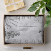 kerstephemera-ontvlechtingstocht tissuepapier (Geschenk)