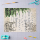 kerstephemera-ontvlechtingstocht tissuepapier (Craft)