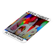 Kerstessentie met liefde van de kerststal magneet (Linkerzijde)