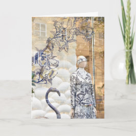 Kerstetalage Winkelen Londen Kerstseizoen Kaart