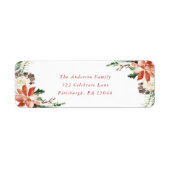 kerstetiket etiket (Voorkant)