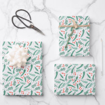 KerstEvergreen Boughs en Holly Berries