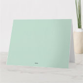 KerstEvergreen Forest Winter Solstice Kaart (Achterkant)