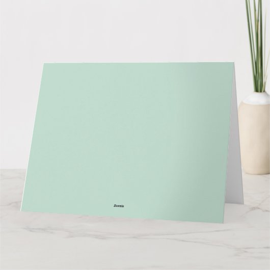 KerstEvergreen Forest Winter Solstice Kaart (Achterkant)