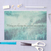 KerstEvergreen Forest Winter Solstice Tissuepapier (Craft)