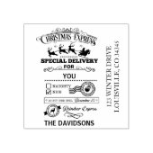 KerstExpress - Speciale levering - Santa Reinders Rubberstempel (Afrduk)