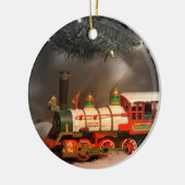 KerstExpress-trein Keramisch Ornament (Links)