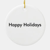 KerstExpress-trein Keramisch Ornament (Achterkant)