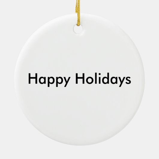 KerstExpress-trein Keramisch Ornament (Achterkant)