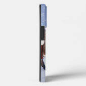 Kerstezel met een grappig rood pet Case-Mate iPhone case (Achterkant / Rechts)