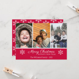 Kerstfamilie 3 Foto Snowflake