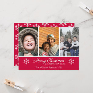 Kerstfamilie 3 Foto Snowflake