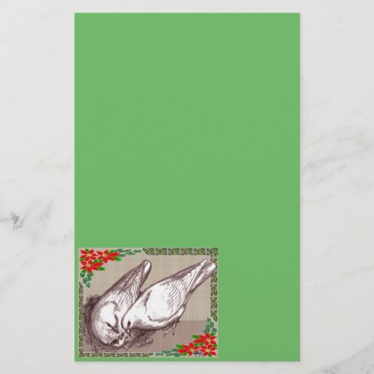 Kerstfamilie Briefpapier (Voorkant)