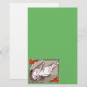 Kerstfamilie Briefpapier (Voorkant / Achterkant)