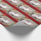 Kerstfamilie Cadeaupapier (Hoek)