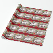 Kerstfamilie Cadeaupapier (Uitgerold)