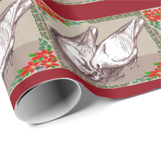 Kerstfamilie Cadeaupapier (Rol Hoek)