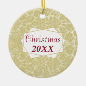 Kerstfamilie Foto met bijbehorend Ornament (Voorkant)