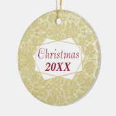 Kerstfamilie Foto met bijbehorend Ornament (Links)