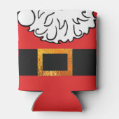 Kerstfamilie keepomwille Santa Claus patroon Blikjeskoeler (Achterkant)