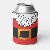 Kerstfamilie keepomwille Santa Claus patroon Blikjeskoeler (Blikje Achterkant)