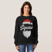 Kerstfamilie komt overeen met pyjama's team Gifts Trui (Voorkant volledig)