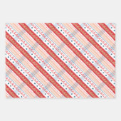 kerstfamilie met Nutcracker-foto's met spelbrekers Inpakpapier Vel (Voorkant 2)