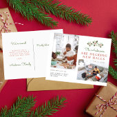 Kerstfamilie: nieuwe zalen foto's verplaatsen aankondigingskaart