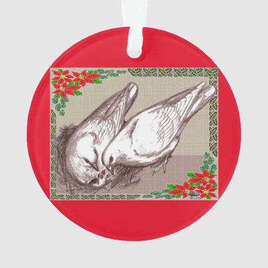 Kerstfamilie Ornament (achterkant)